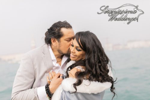 Karnevalshochzeit in Venedig,Fotoshooting beim Karneval in Venedig