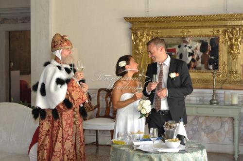 Renovación de votos matrimoniales en Venecia,Symbolic Ceremony in Gondola